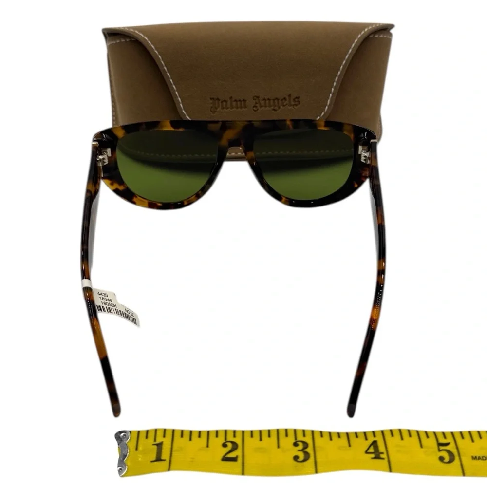 Palm Angels Joshua Sunglasses - Havana Brown / Green - PERI105 6055 - Unisex